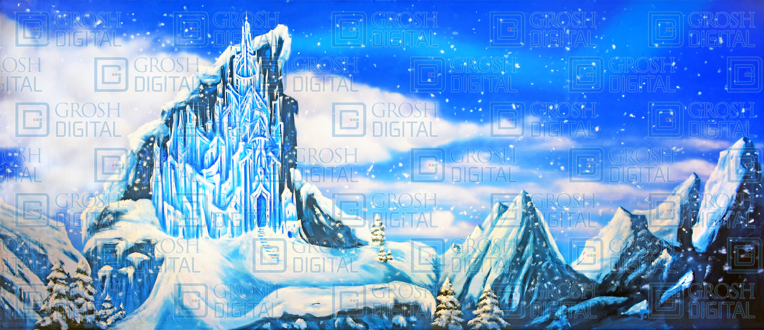 Ice Castle Background