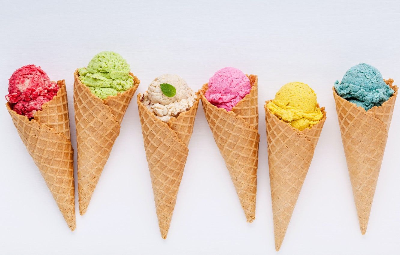 Ice Cream Cone Background