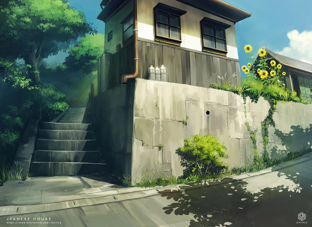 Japanese House Background