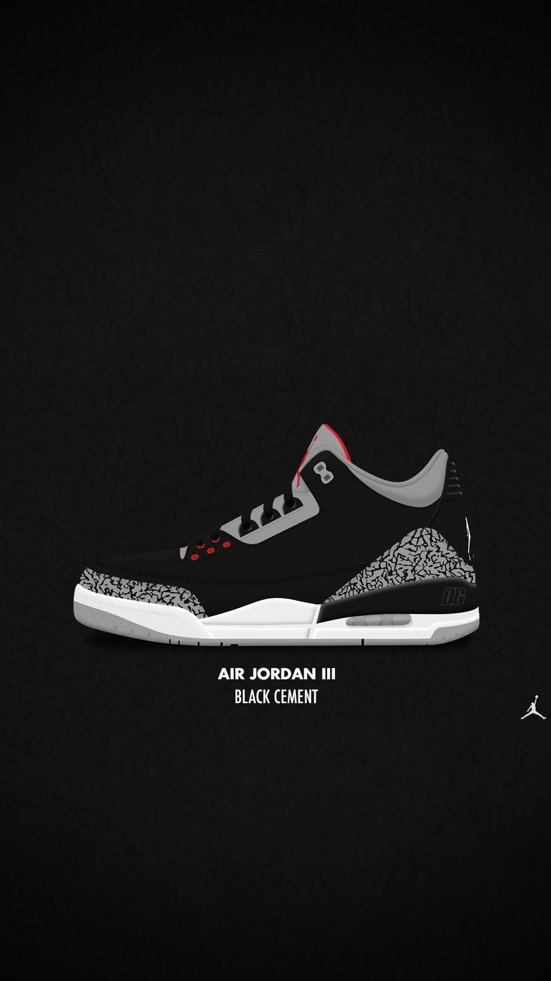 Jordans Black Background