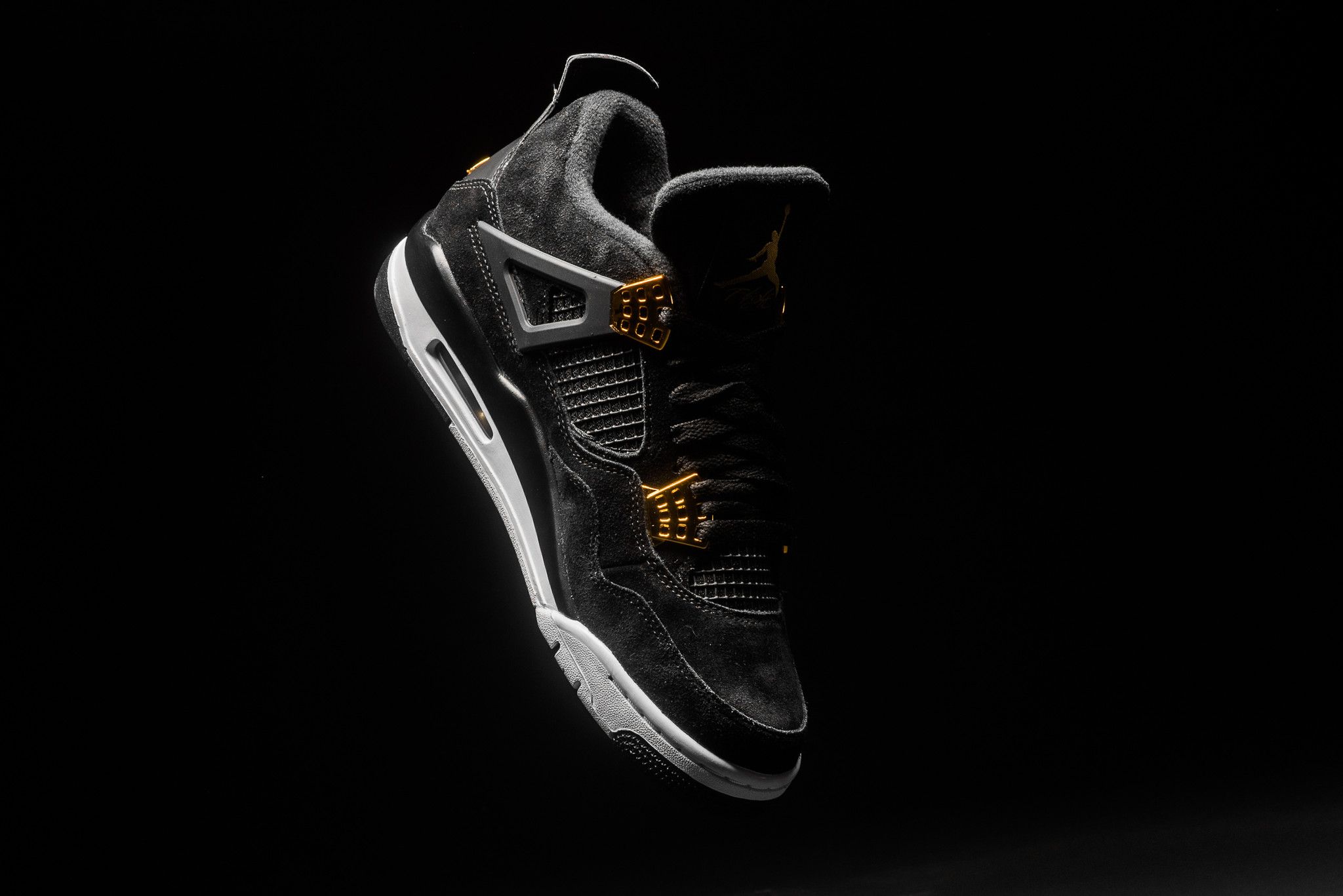 Jordans Black Background