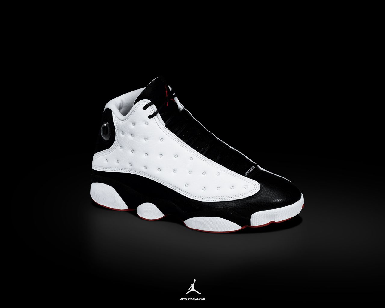 Jordans Black Background