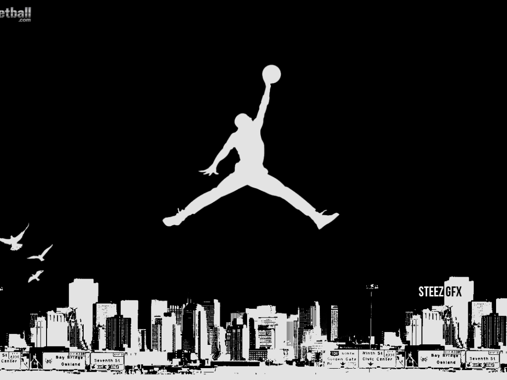 Jordans Black Background