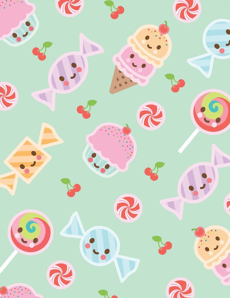 Kawaii Candy Background