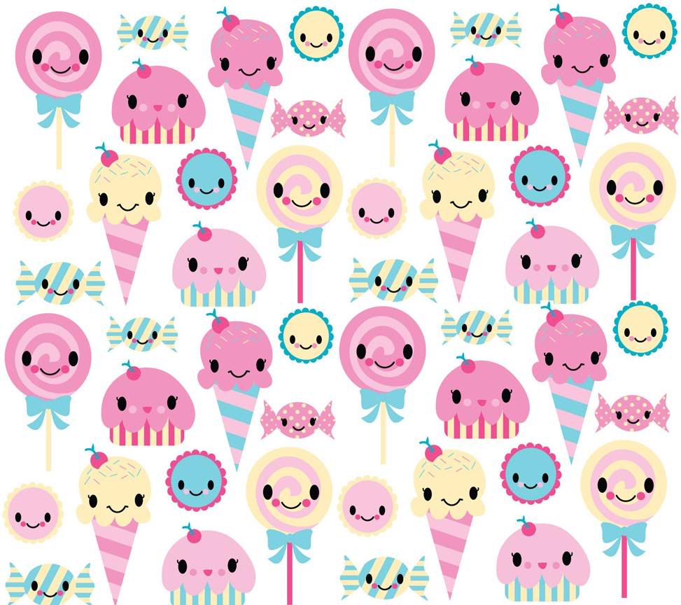 Kawaii Candy Background