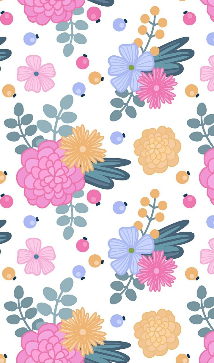 Kawaii Flower Background