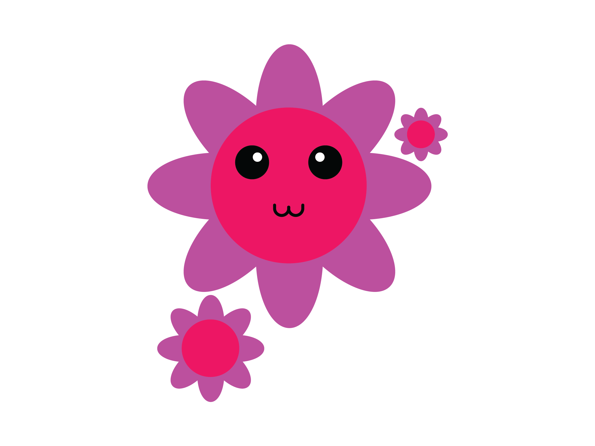 Kawaii Flower Background