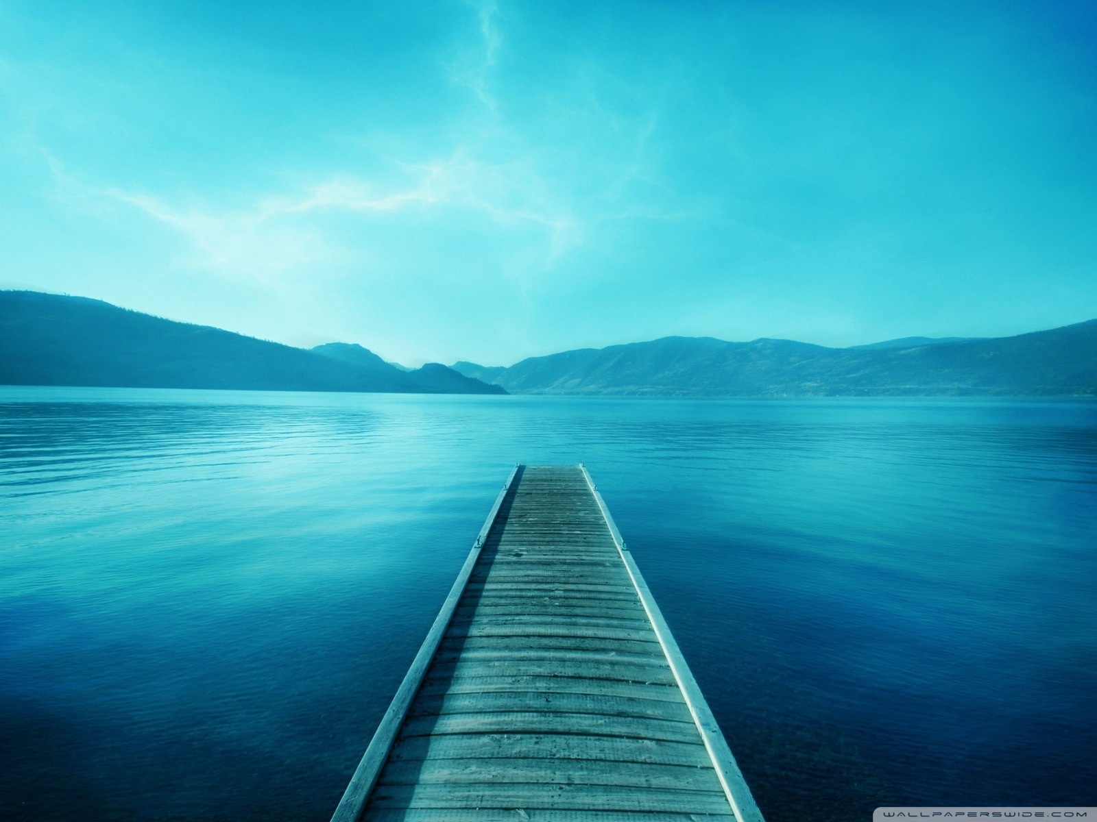 Lake Dock Background