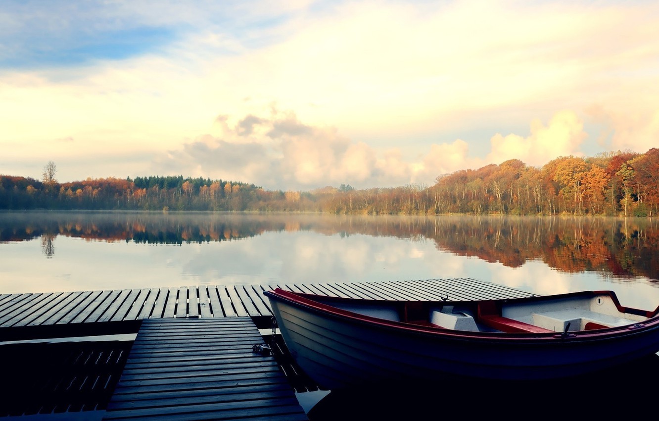 Lake Dock Background