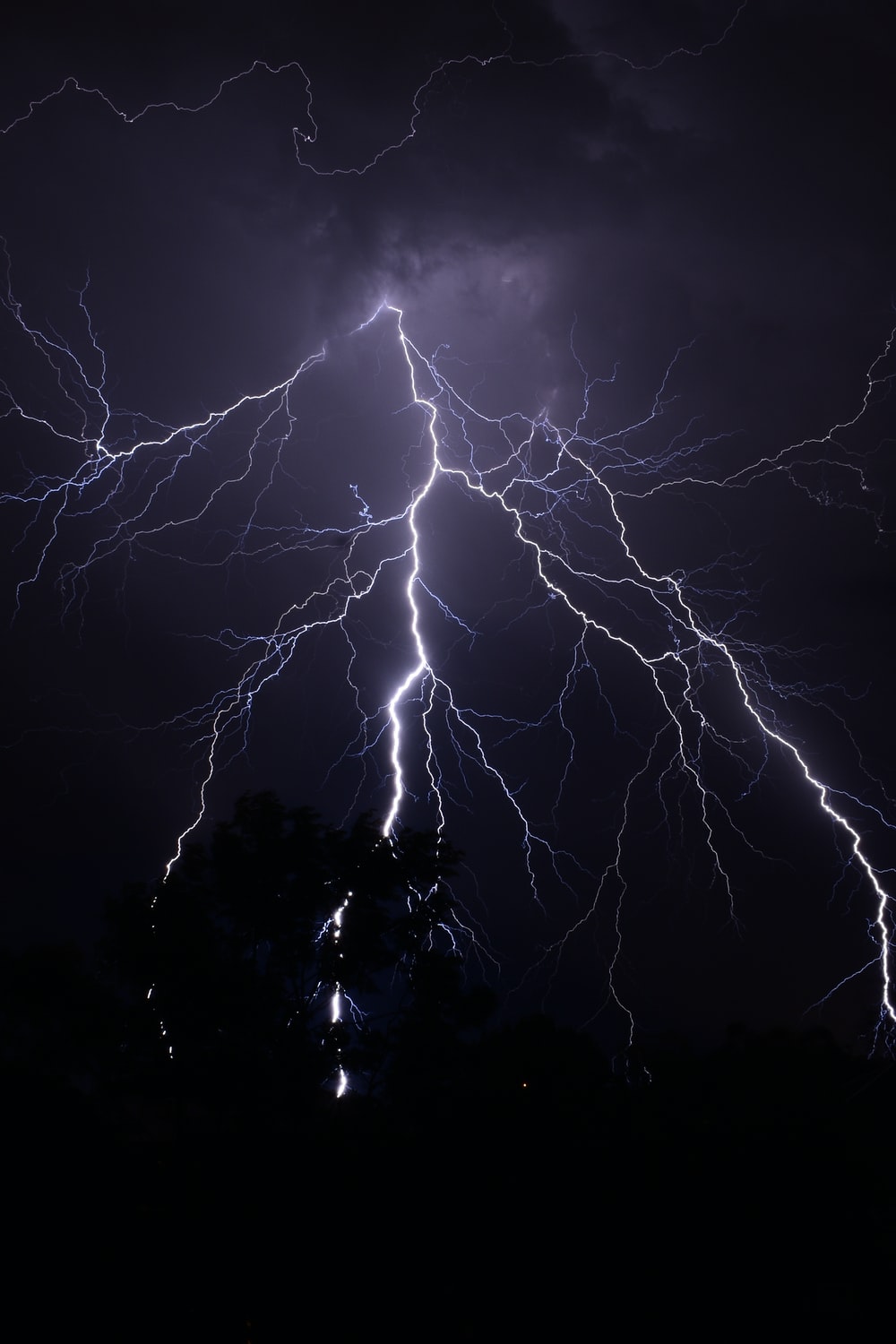 Lighting Storm Background