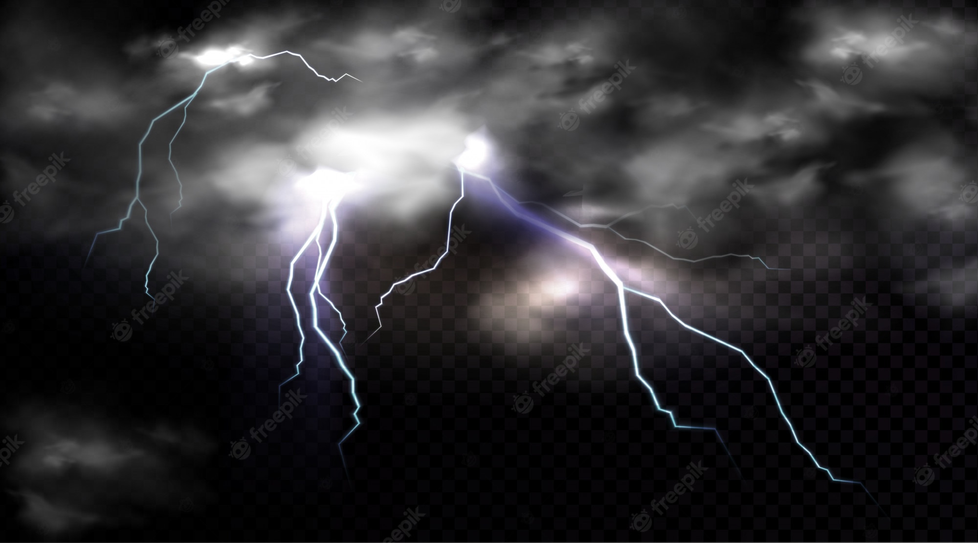 Lighting Storm Background