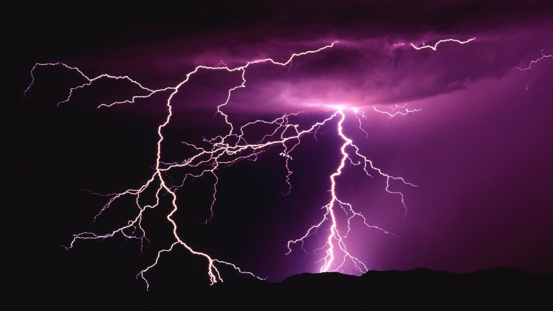 Lighting Storm Background