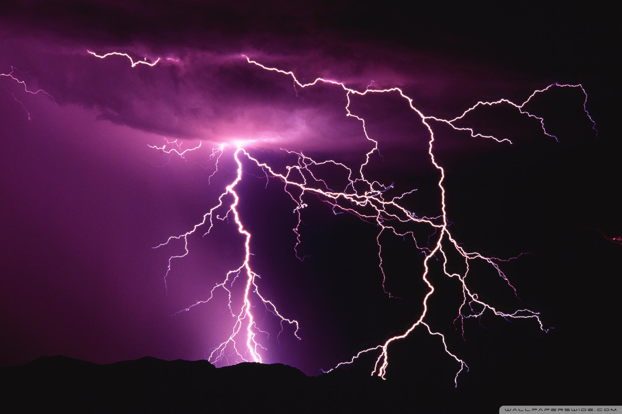 Lighting Storm Background