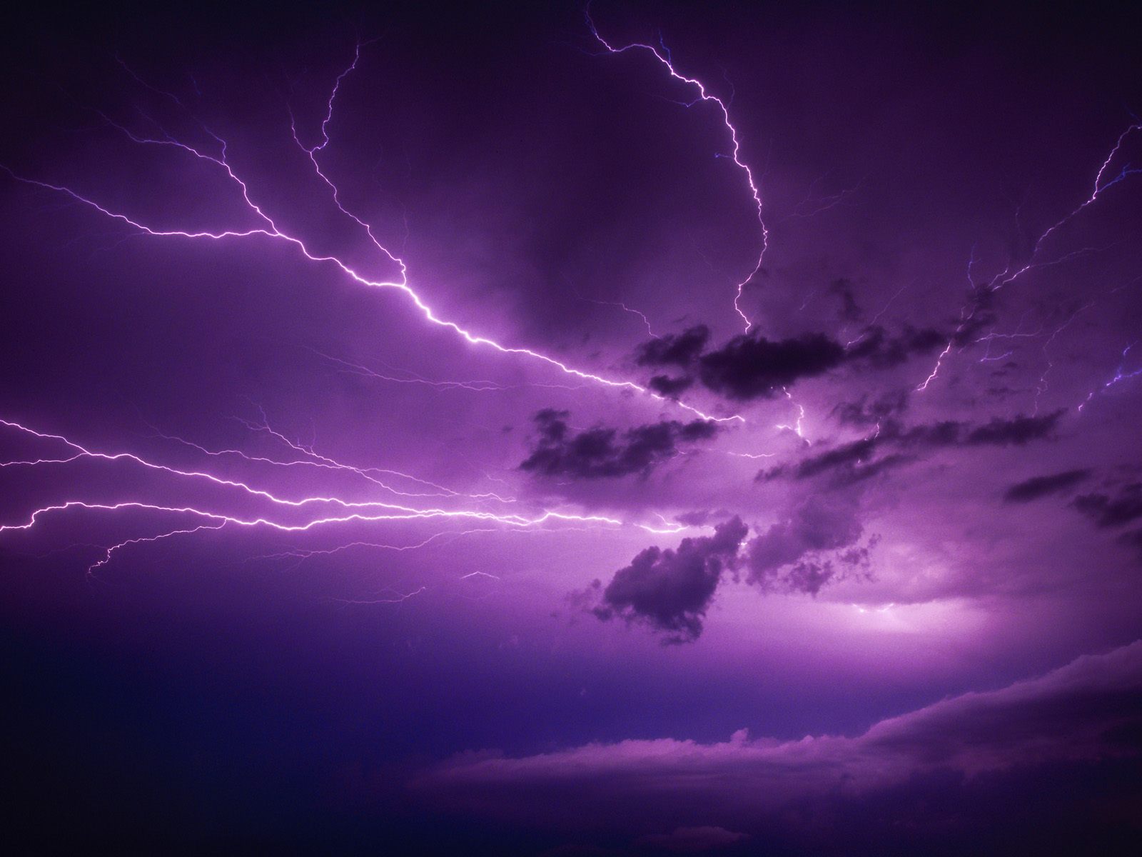 Lighting Storm Background