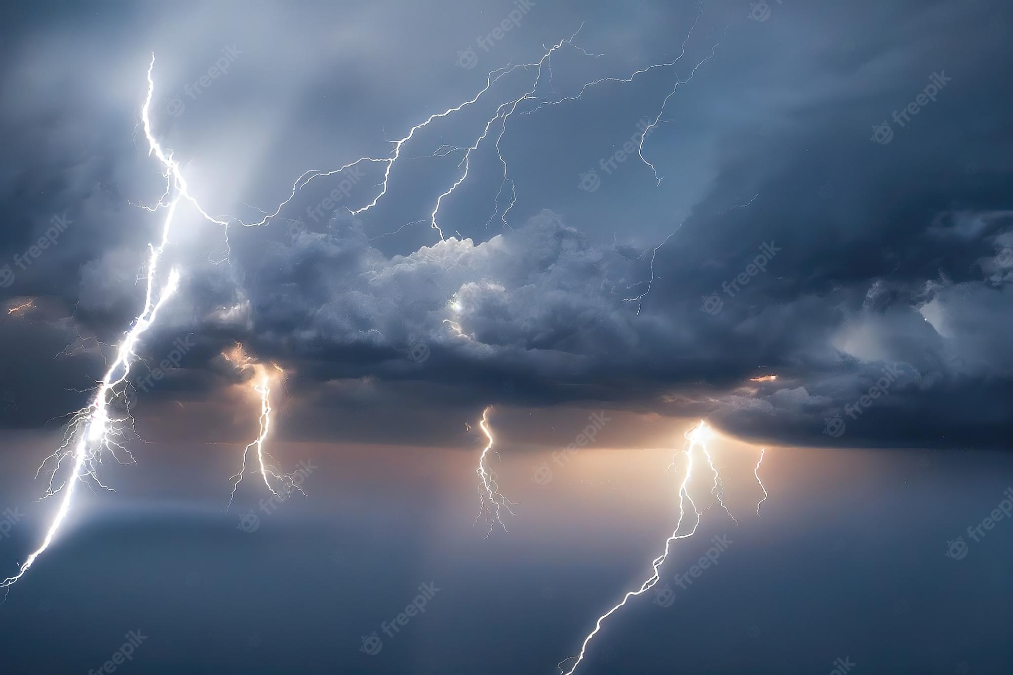 Lighting Storm Background