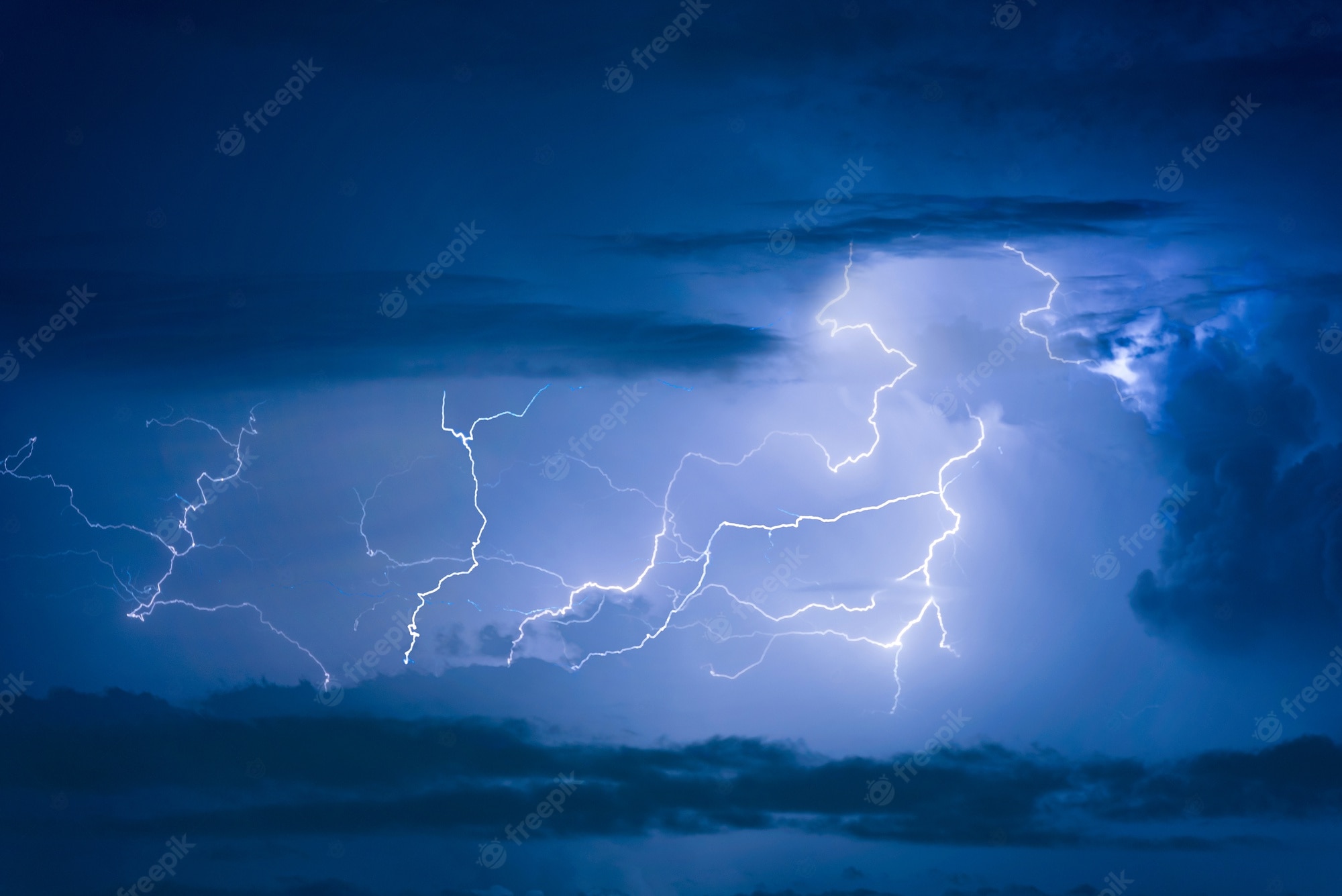 Lighting Storm Background