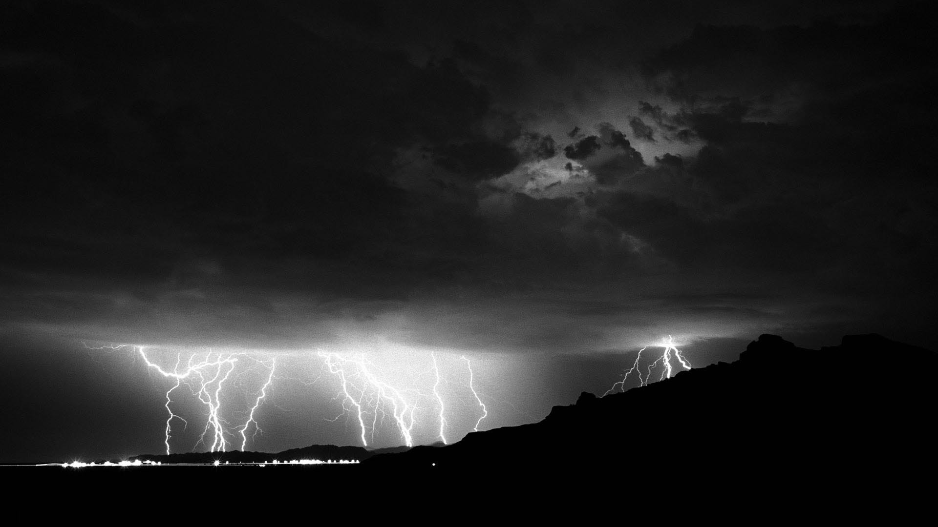 Lighting Storm Background