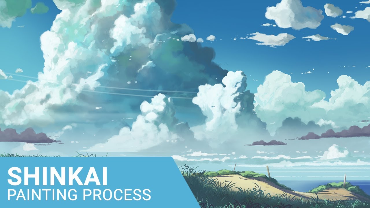 Makoto Shinkai Background Art