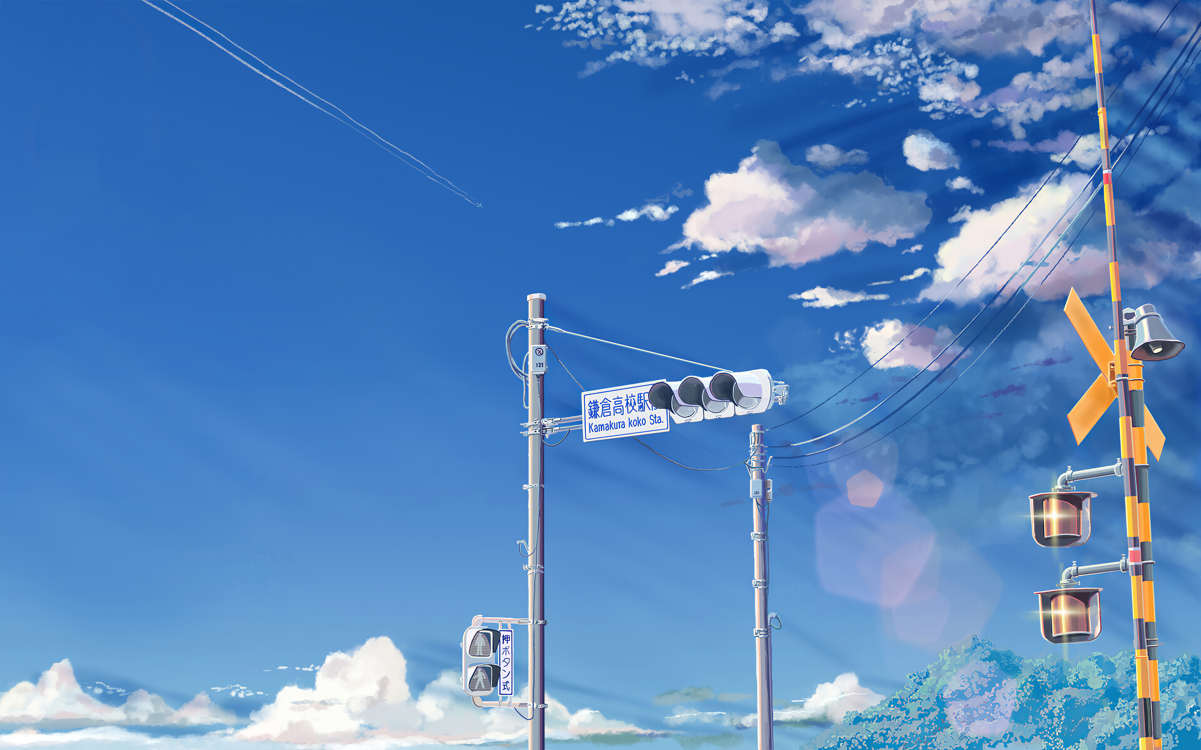 Makoto Shinkai Background Art