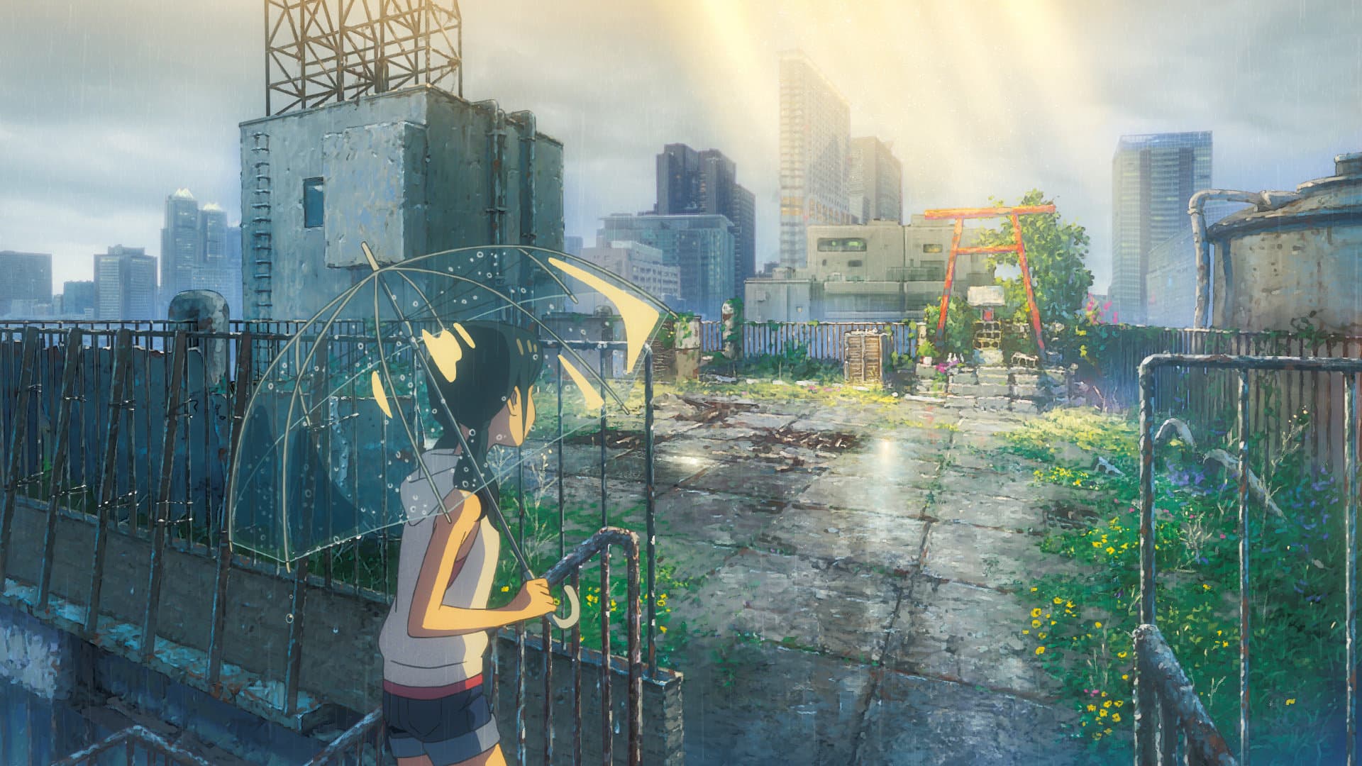Makoto Shinkai Background Art