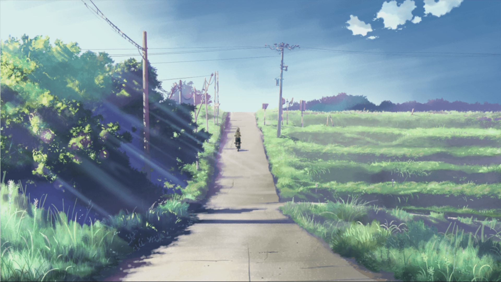 Makoto Shinkai Background Art