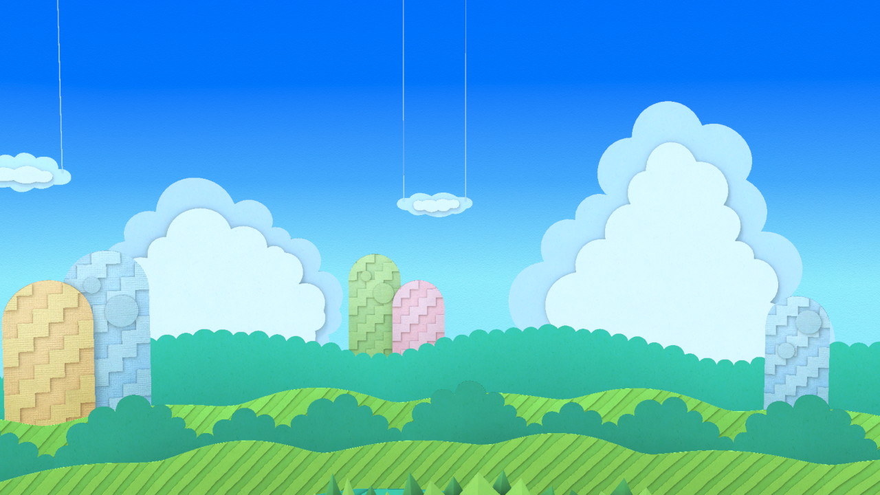 Mario Hills Background