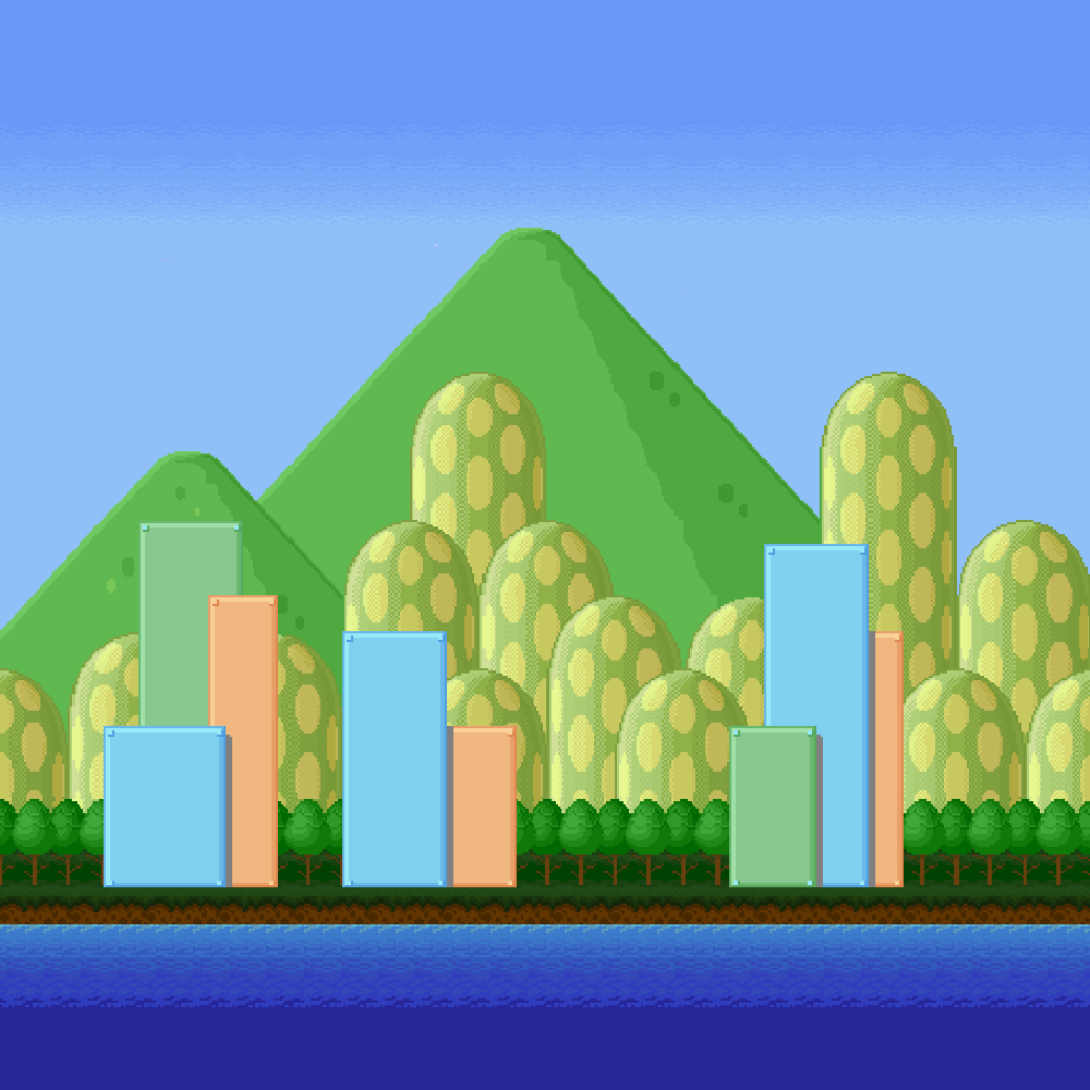 Mario Hills Background