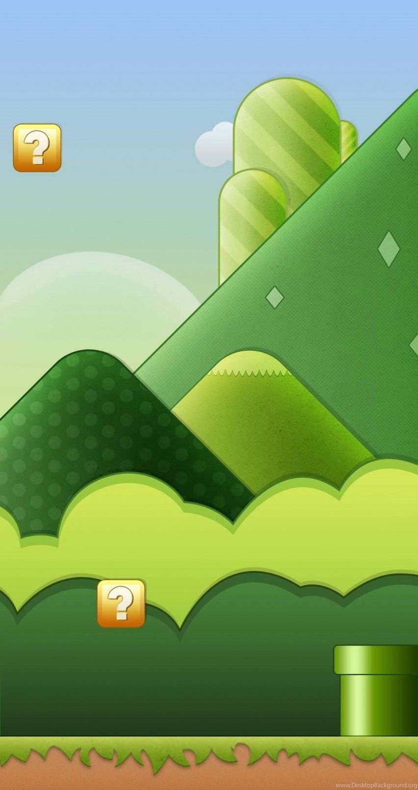 Mario Hills Background