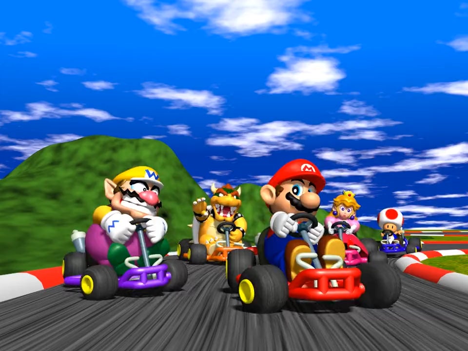 Mario Kart 64 Background