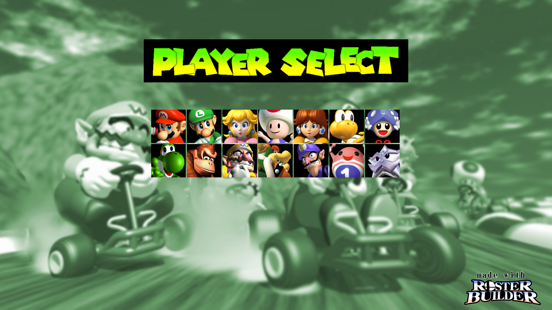 Mario Kart 64 Background