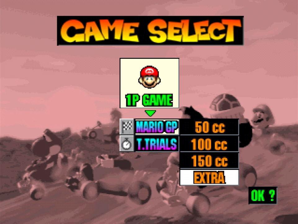 Mario Kart 64 Background