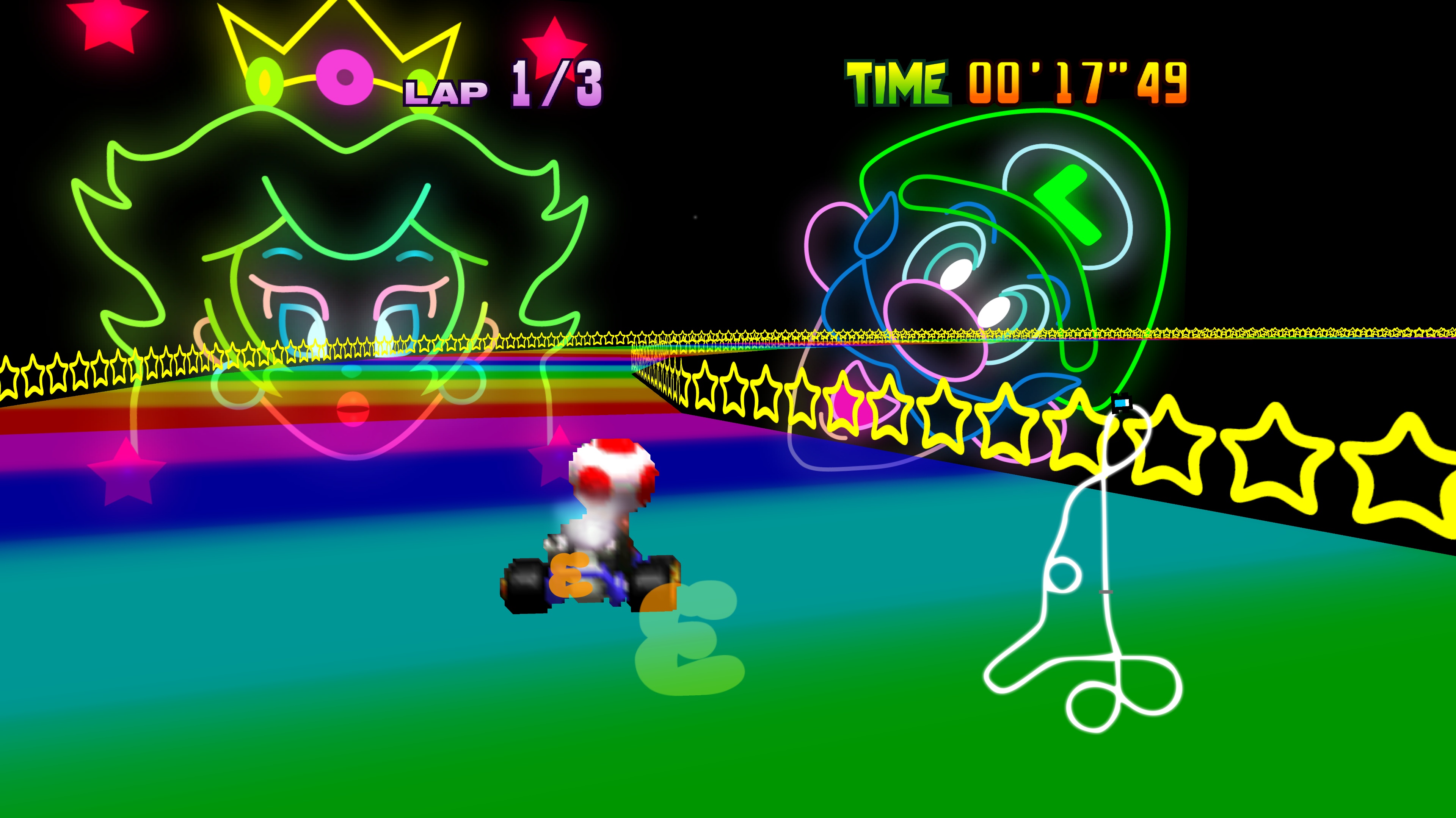 Mario Kart 64 Background