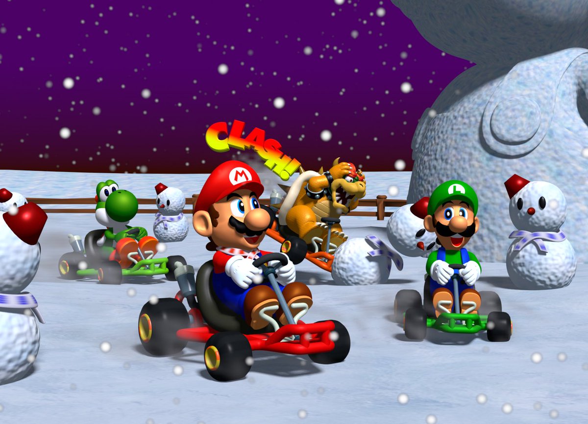 Mario Kart 64 Background