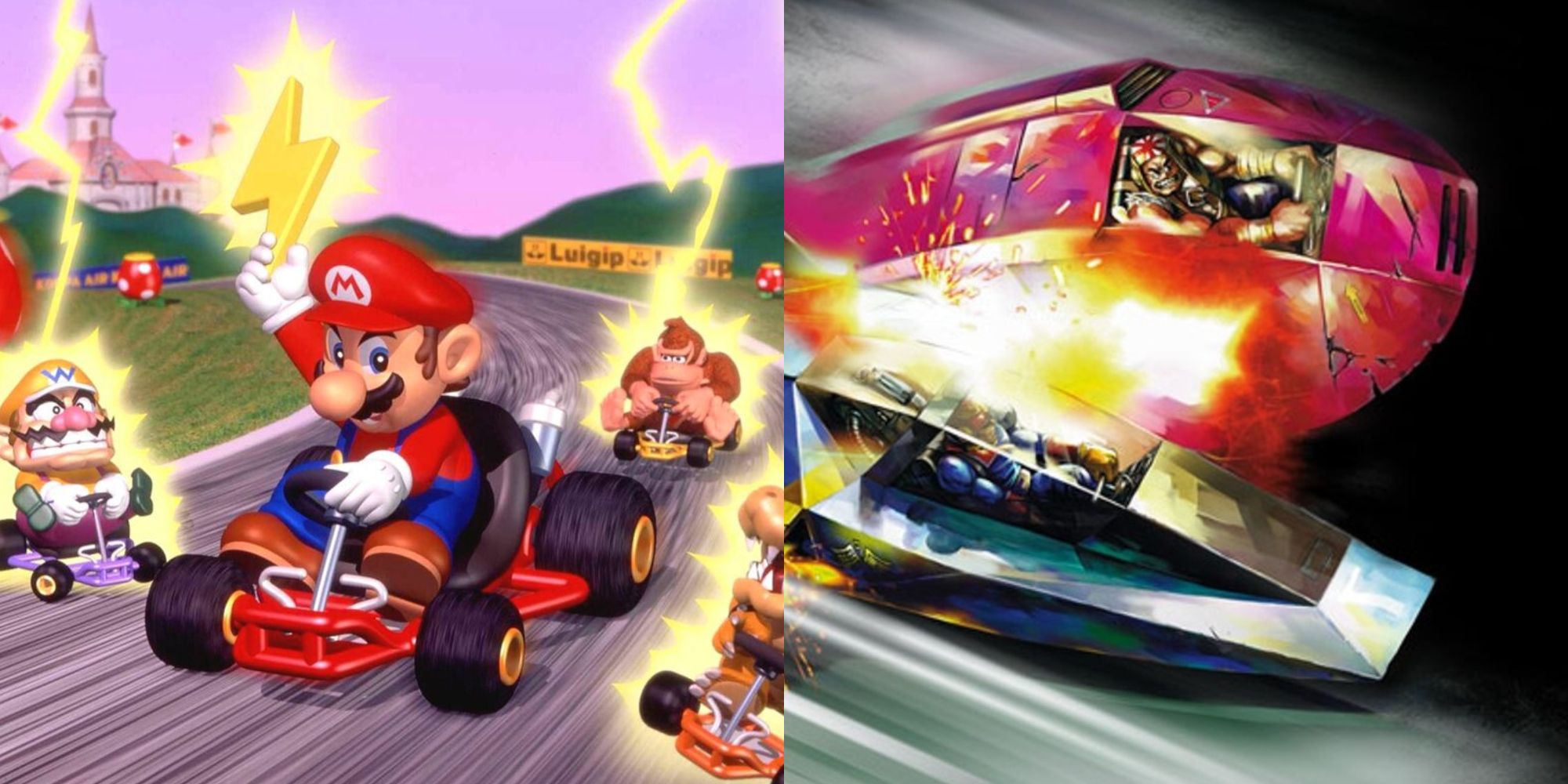 Mario Kart 64 Background