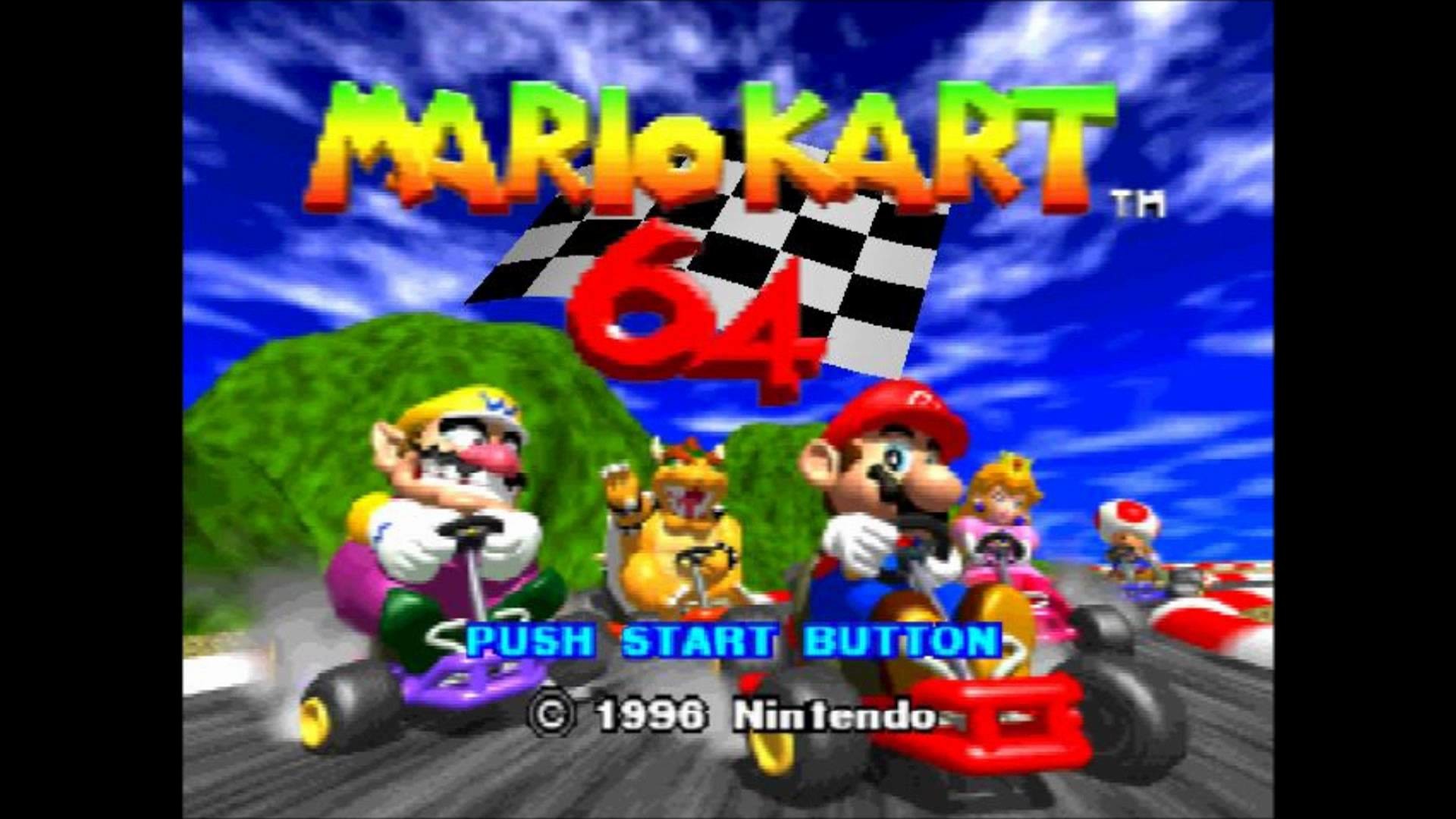 Mario Kart 64 Background