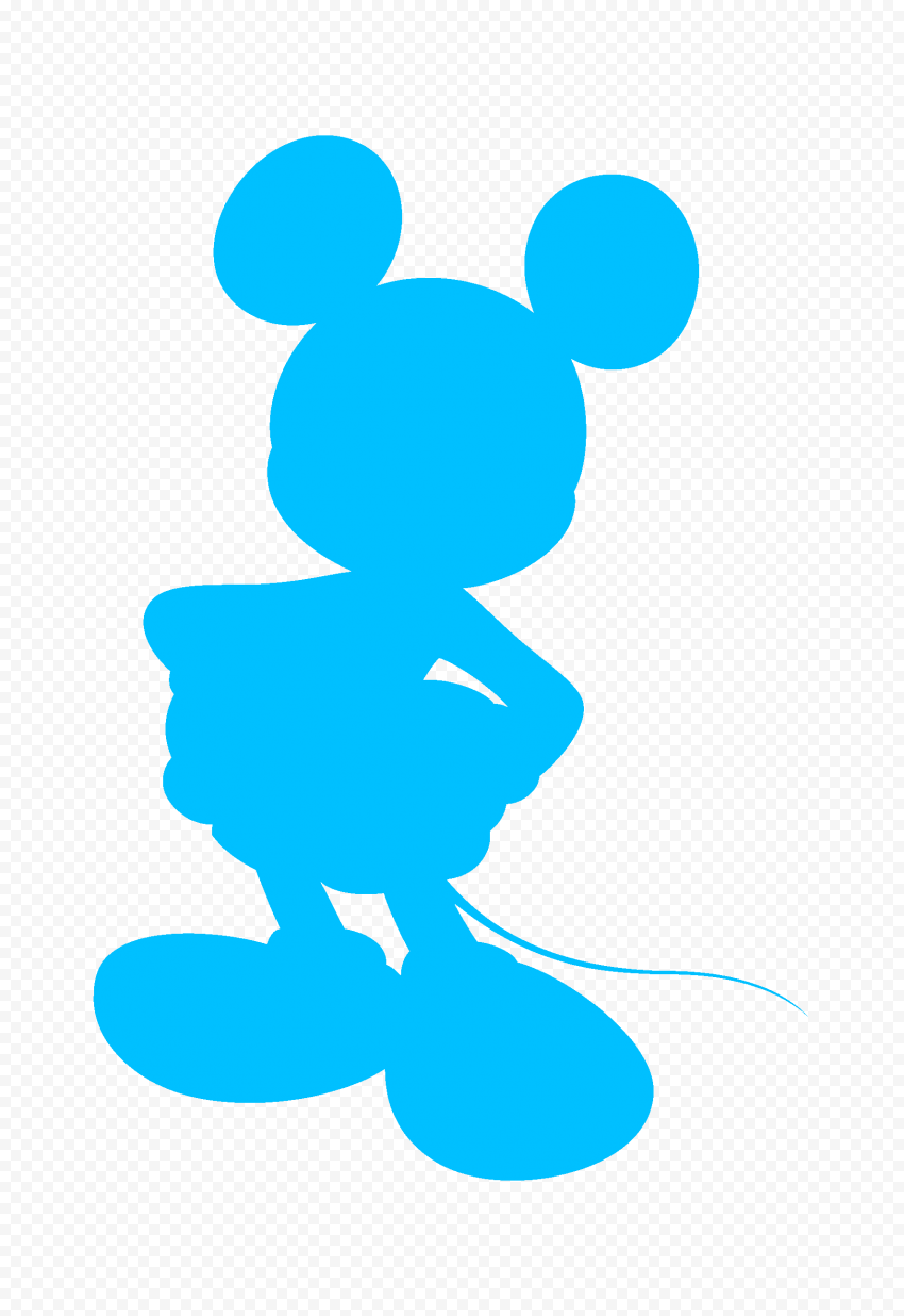 Mickey Mouse Blue Background