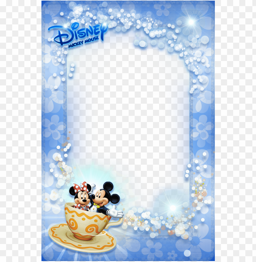 Mickey Mouse Blue Background