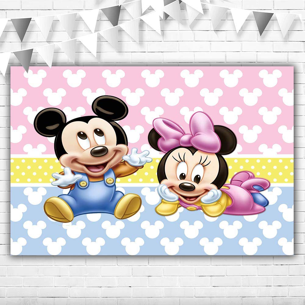 Mickey Mouse Blue Background