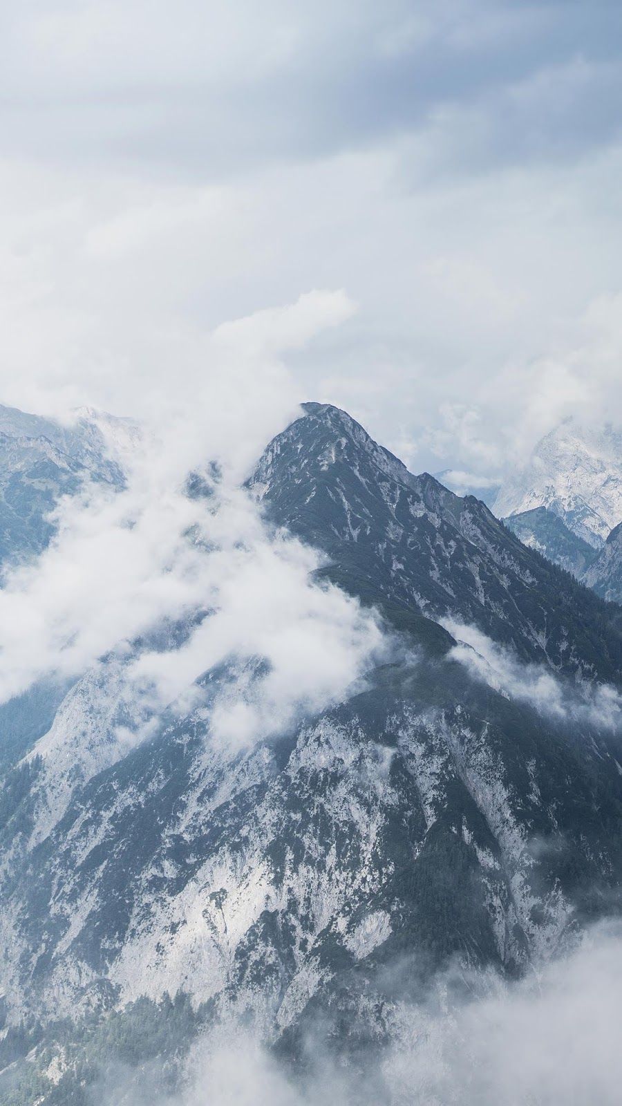 Misty Mountain Background