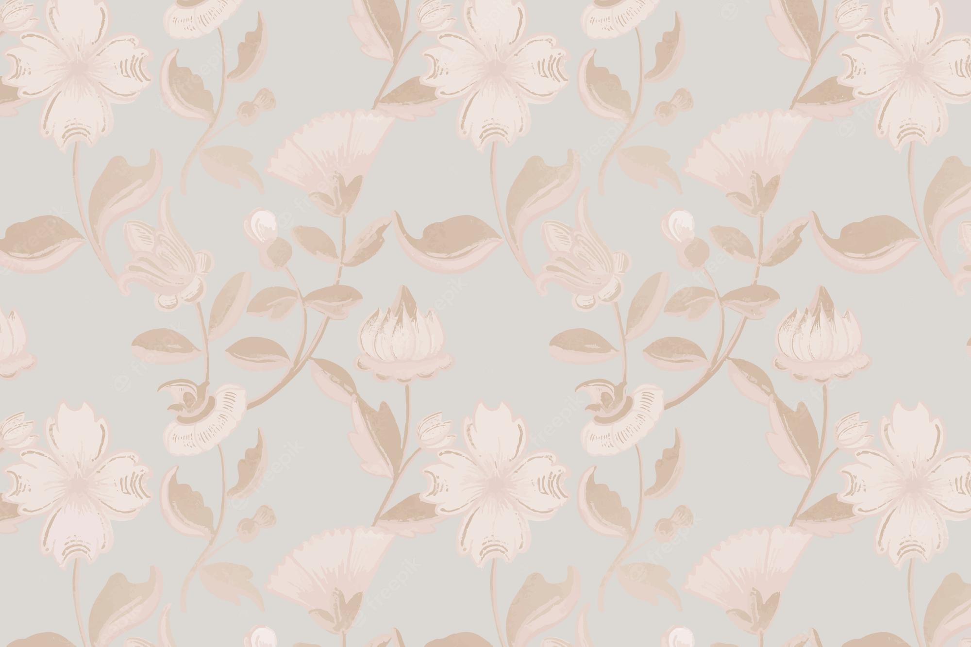 Neutral Flower Background