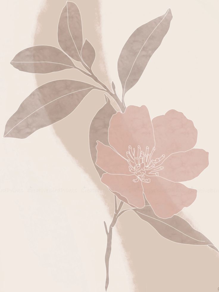 Neutral Flower Background