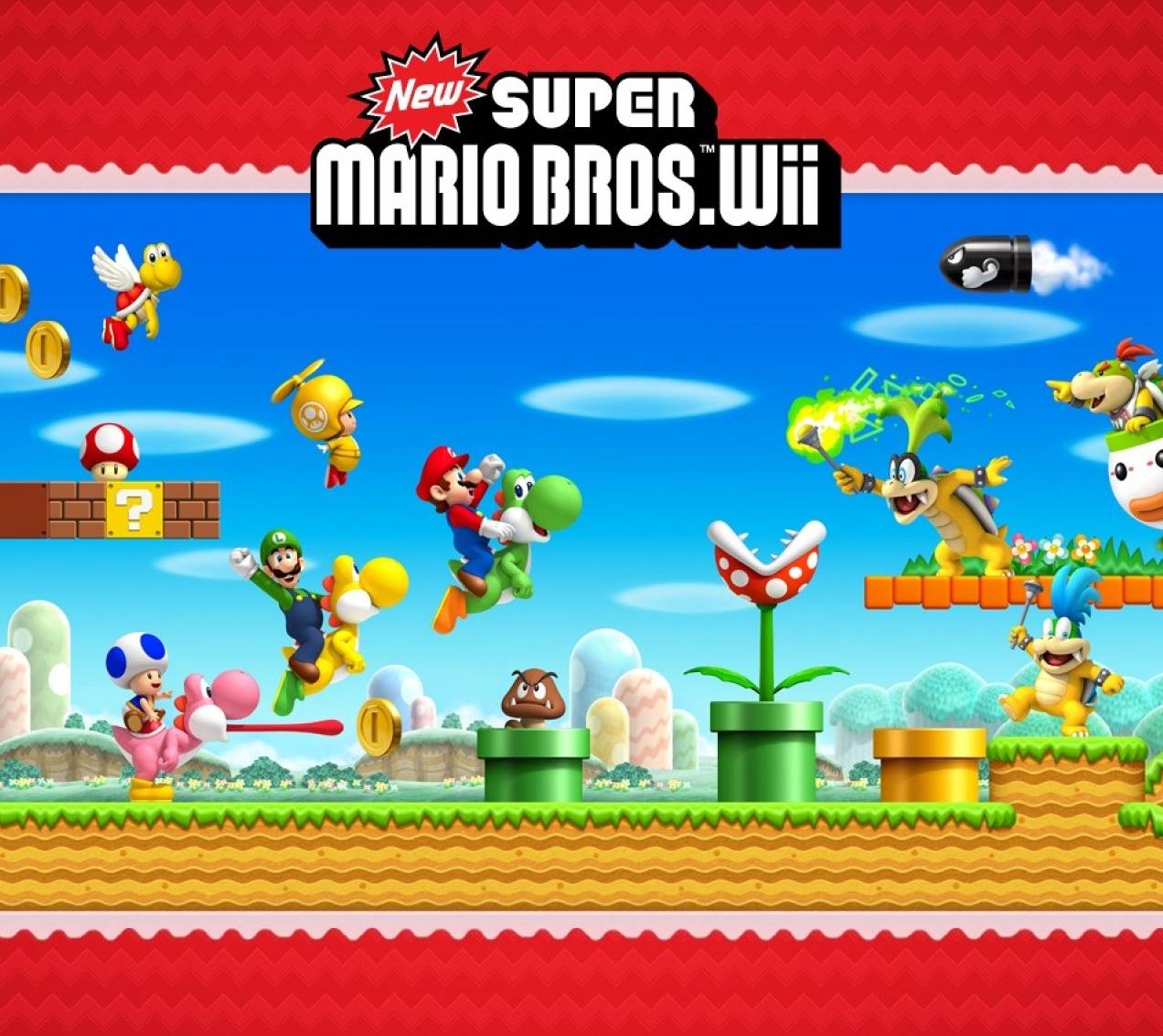 New Super Mario Bros Background