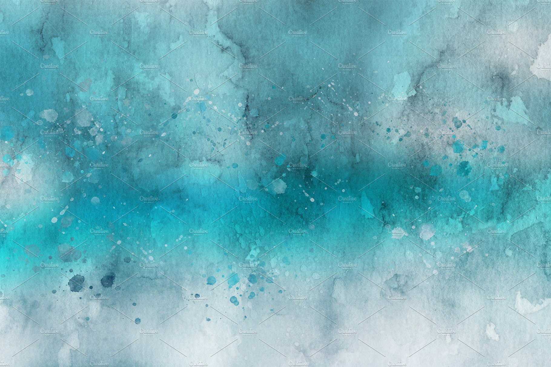 Ocean Watercolor Background