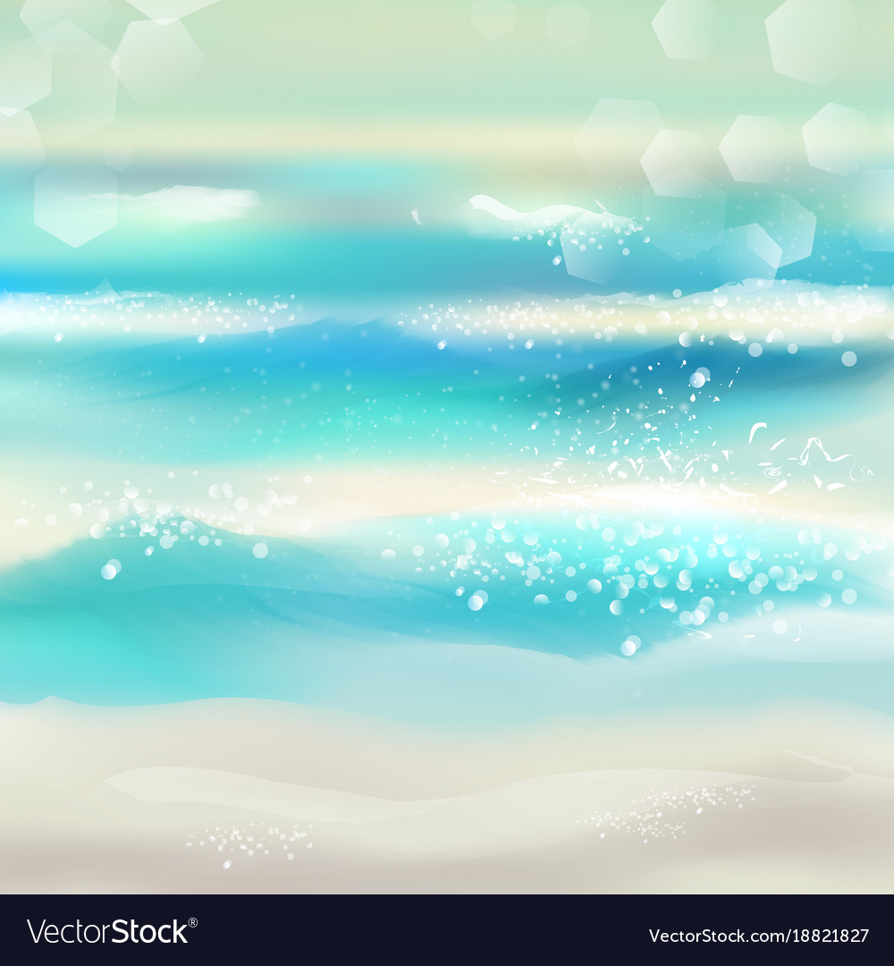 Ocean Watercolor Background