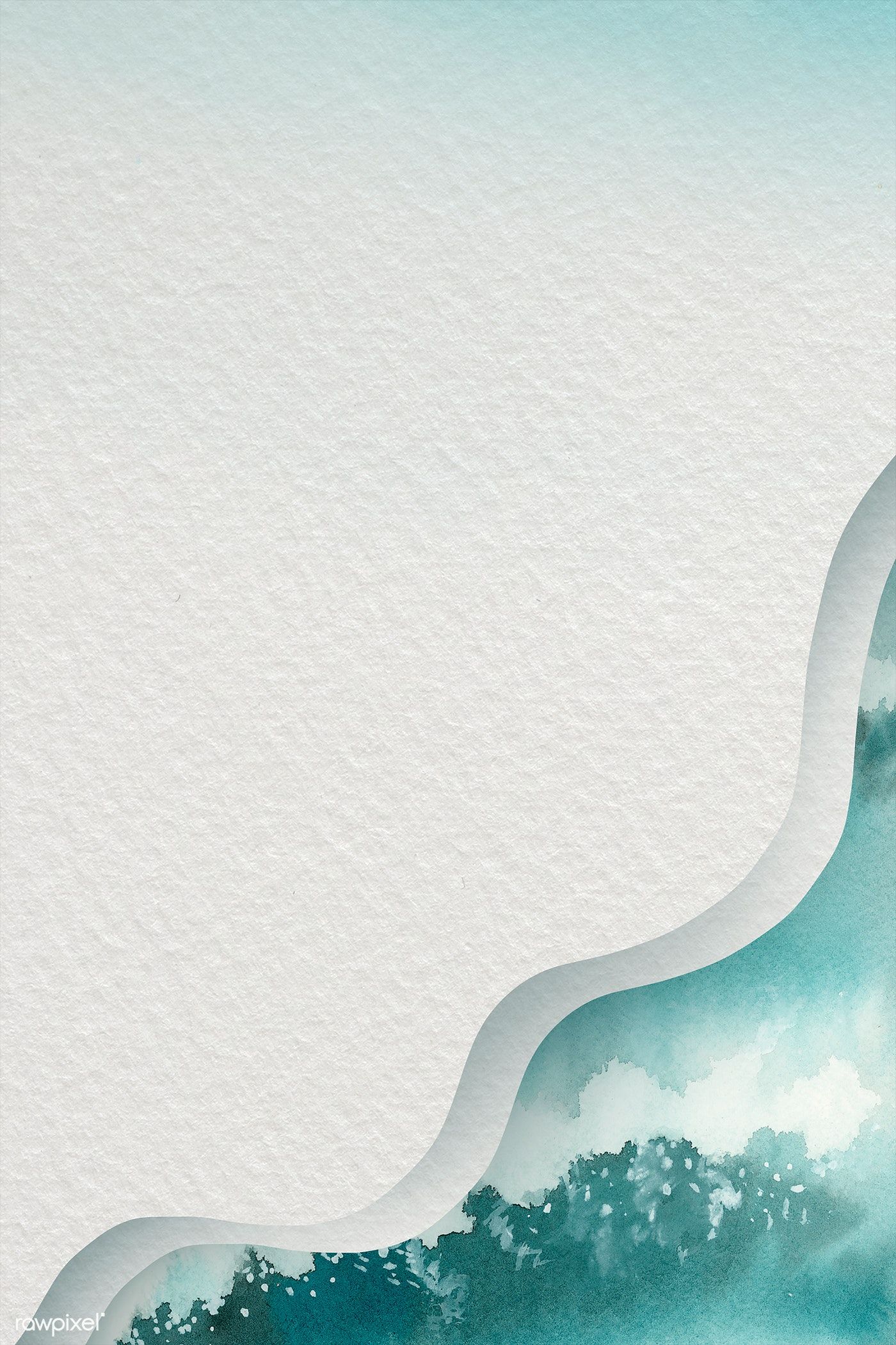 Ocean Watercolor Background