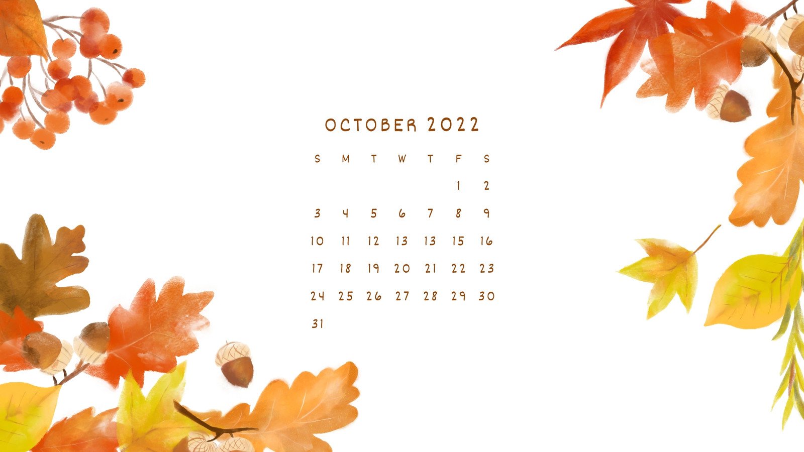 October Background