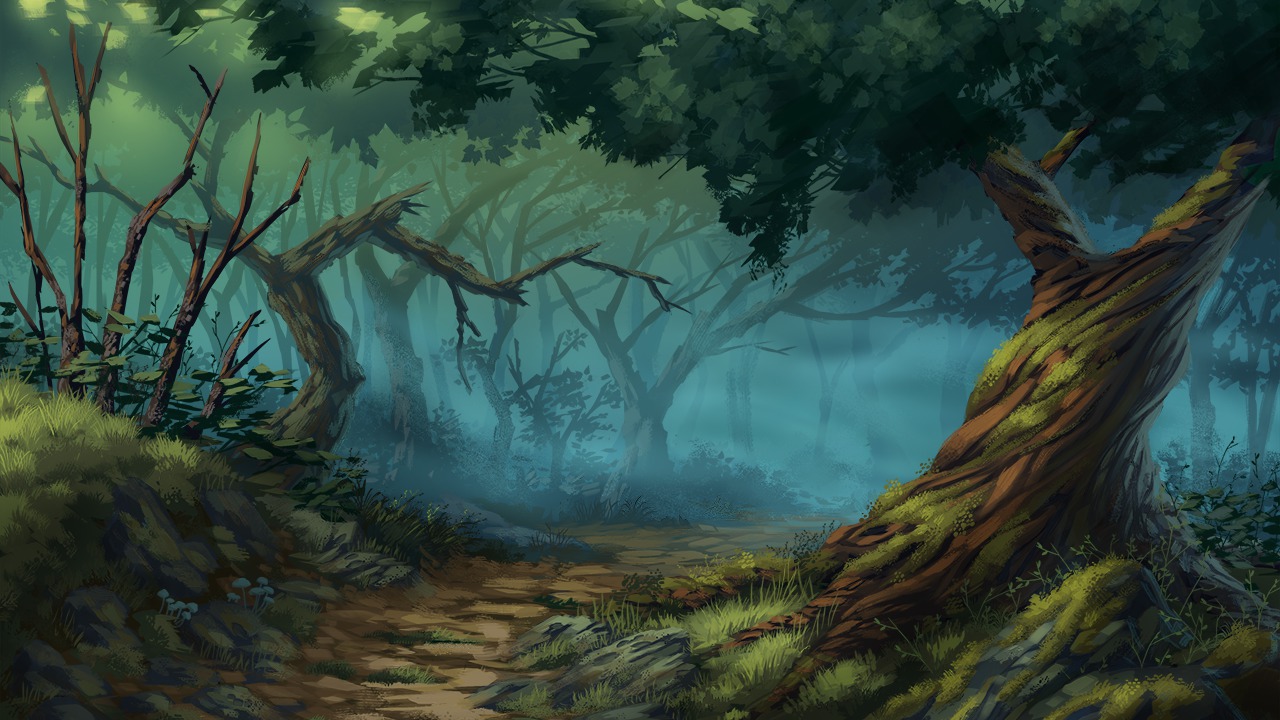 Painted Forest Background