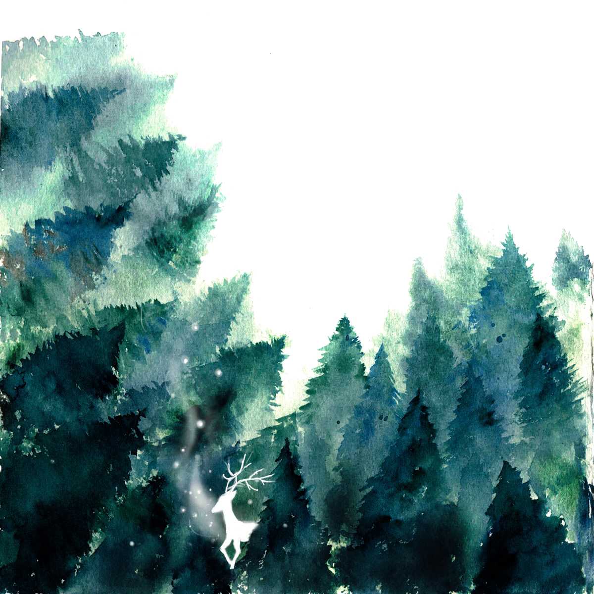 Painted Forest Background