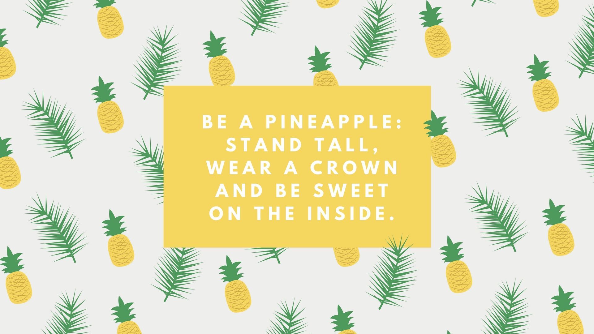 Pineapple Laptop Background