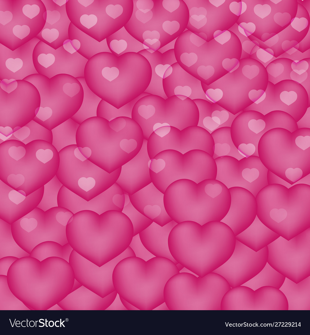 Pink Hearts Background